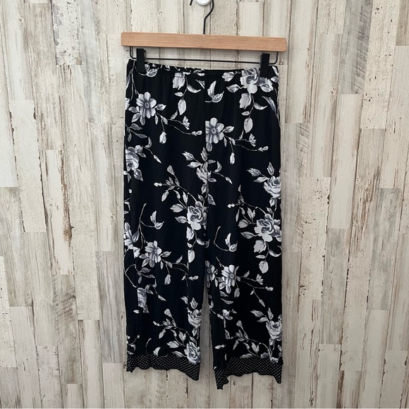 Vintage Y2K‎ Rampage Floral Rose Black White Babydoll Cami Top Womens Size Small - Picture 3 of 5